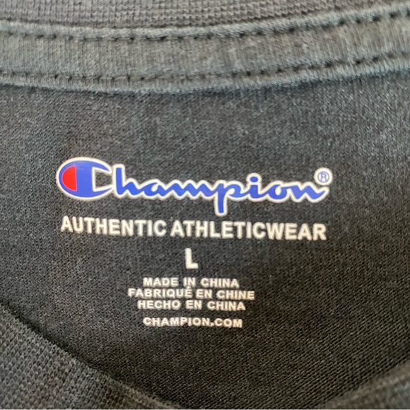 Champion Camouflage Black Long Sleeve T-Shirt Size L - Picture 4 of 7